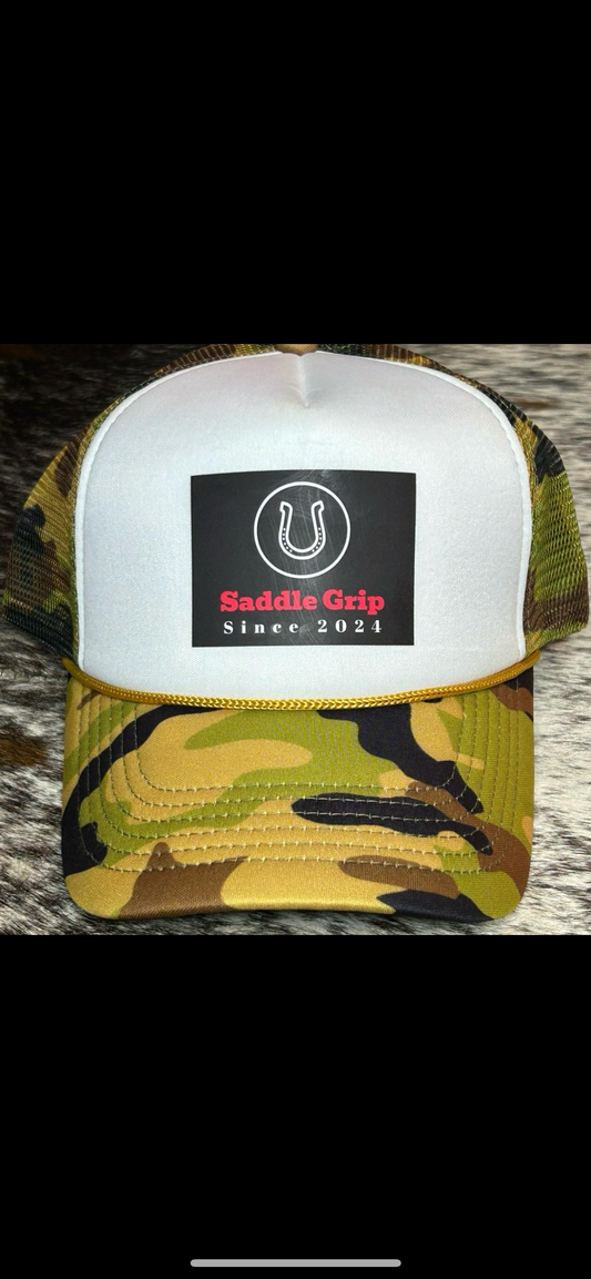 Camouflage Saddle Grip hat